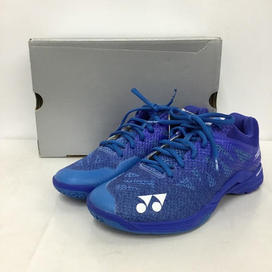 ヨネックス YONEX スニーカー スニーカー SHBA3M パワークッション エアラス3メン バドミントンシューズ 25.5cm 箱有 25.5cm ロゴ、文字 青 / ブルー /  メンズ USED 古着 中古 10147950
