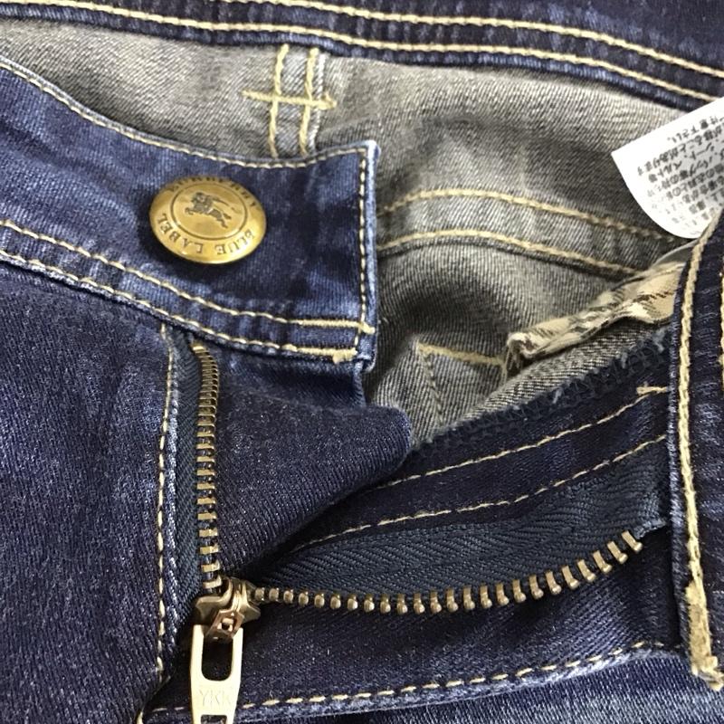 バーバリーブルーレーベル BURBERRY BLUE LABEL パンツ デニム、ジーンズ 36 無地 インディゴ / インディゴ /  レディース USED 古着 中古 10132754