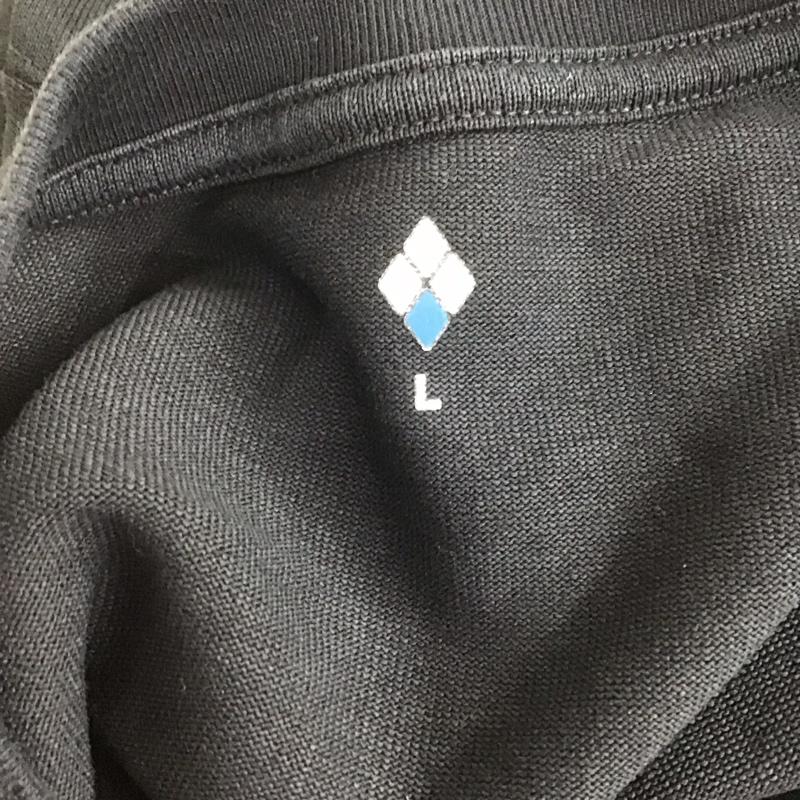 モンベル mont-bell Tシャツ 半袖 2104801 KAMICOT 半袖カットソー クルーネックカットソー L ロゴ、文字 黒 / ブラック /  メンズ USED 古着 中古 10125924