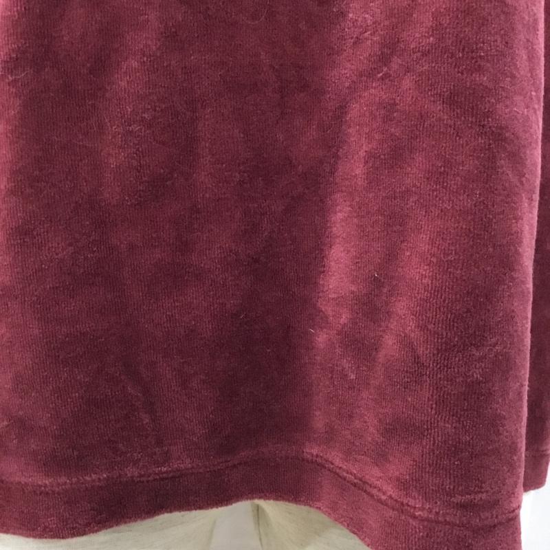 センスオブプレイス SENSEOFPLACE カットソー 半袖 半袖カットソー 無地Tシャツ クルーネックカットソー M 無地 えんじ / ワインレッド /  メンズ USED 古着 中古 10115019