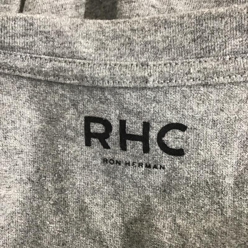 ロンハーマン カリフォルニア Ron Herman California Tシャツ 半袖 RHC 622090158-1322 Vネック 胸ポケット S 無地 灰 / グレー /  メンズ USED 古着 中古 10107545