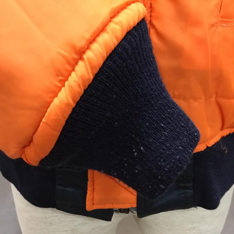 コリンズ CORINTH MFG CO ジャケット、上着 フライトジャケット AF601-287-1476 MA-1ジャケット リバーシブル M 無地 紺 / ネイビー /  メンズ USED 古着 中古 10121276