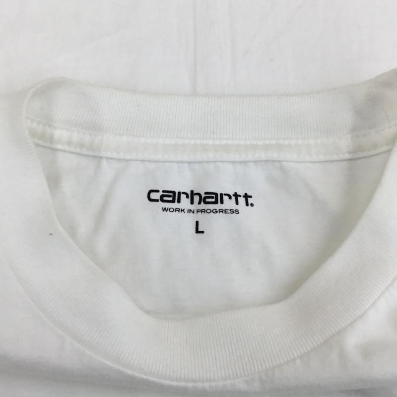 カーハート Carhartt Tシャツ 半袖 Carhartt CUBE T-shirt L プリント X ロゴ、文字 白 / ホワイト /  メンズ USED 古着 中古 10127162