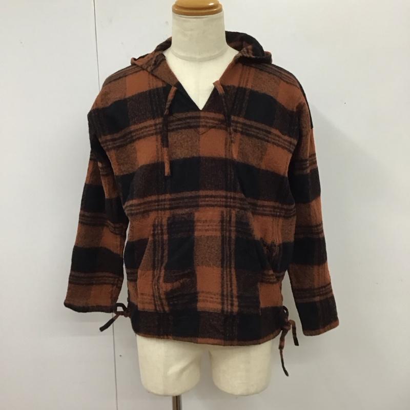 ブレス BREATH パーカー 長袖 メキシカンパーカー フード付きパーカー 長袖カットソー チェックパーカー チェック マルチカラー / マルチカラー /  メンズ USED 古着 中古 10119130