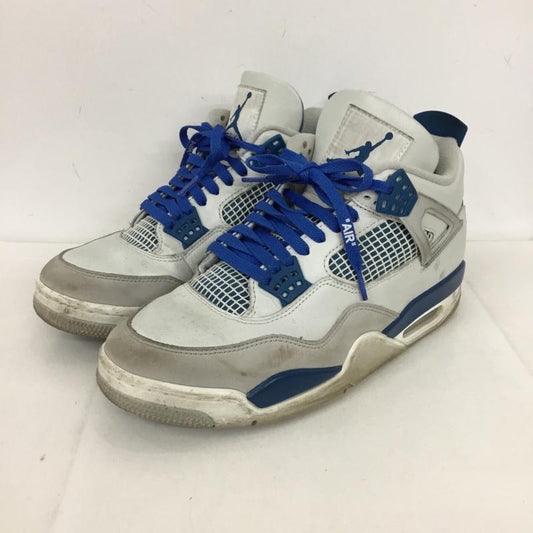 ナイキ NIKE スニーカー スニーカー FV5029-141 AIR JORDAN 4 RETRO 28cm 28.0cm ロゴ、文字 青 / ブルー / X 灰 / グレー /  メンズ USED 古着 中古 10129912