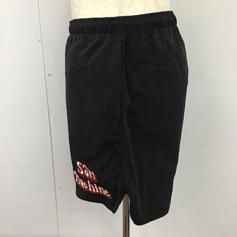 ソフト・マシーン SOFTMACHINE パンツ ショートパンツ ショートパンツ ハーフパンツ カジュアルパンツ ナイロンパンツ XL 無地 黒 / ブラック /  メンズ USED 古着 中古 10120059