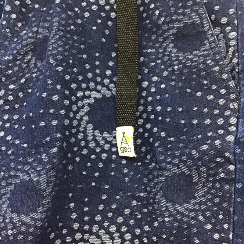 ゴースローキャラバン go slow caravan パンツ ショートパンツ ハーフパンツ デニムパンツ カジュアルパンツ ショートパンツ 3 プリント インディゴ / インディゴ /  メンズ USED 古着 中古 10144178
