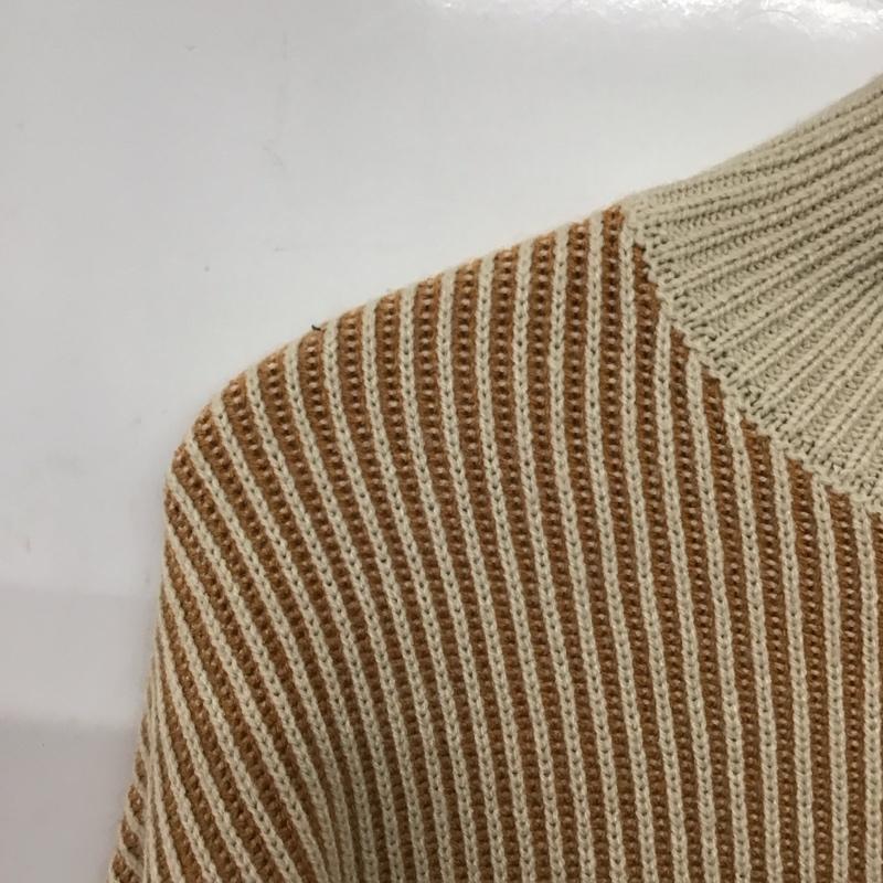 ローリーズファーム LOWRYS FARM ニット、セーター 長袖 長袖ニットカットソー クルーネック セーター FREE ストライプ マルチカラー / マルチカラー /  レディース USED 古着 中古 10145477