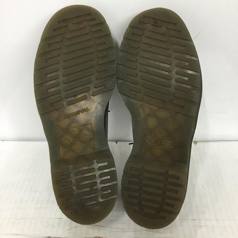 ドクターマーチン Dr.Martens 革靴 革靴 1461 59 3ホール UK7 US：8 無地 黒 / ブラック /  メンズ USED 古着 中古 10123651