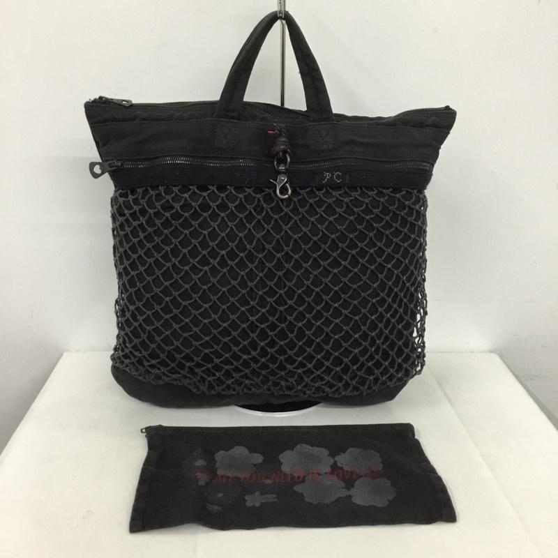 ポータークラシック Porter Classic トートバッグ トートバッグ Canvas Net Helmet Bag キャンバスネットヘルメットバッグ 無地 黒 / ブラック /  メンズ USED 古着 中古 10147571
