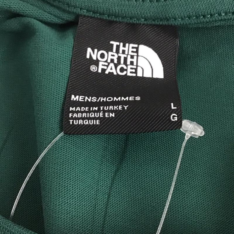 ザノースフェイス THE NORTH FACE Tシャツ 半袖 NF0A87NPA1B L ロゴ、文字 X プリント 緑 / グリーン / X 紺 / ネイビー /  メンズ USED 古着 中古 10132526