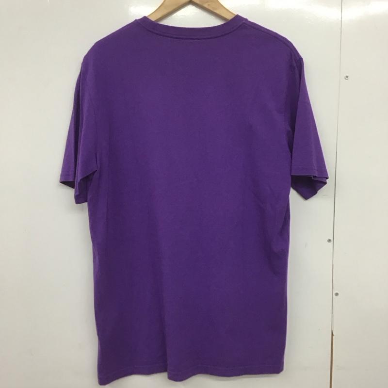 カーハート Carhartt Tシャツ 半袖 半袖カットソー プリントTシャツ クルーネックカットソー M ロゴ、文字 紫 / パープル /  メンズ USED 古着 中古 10148313