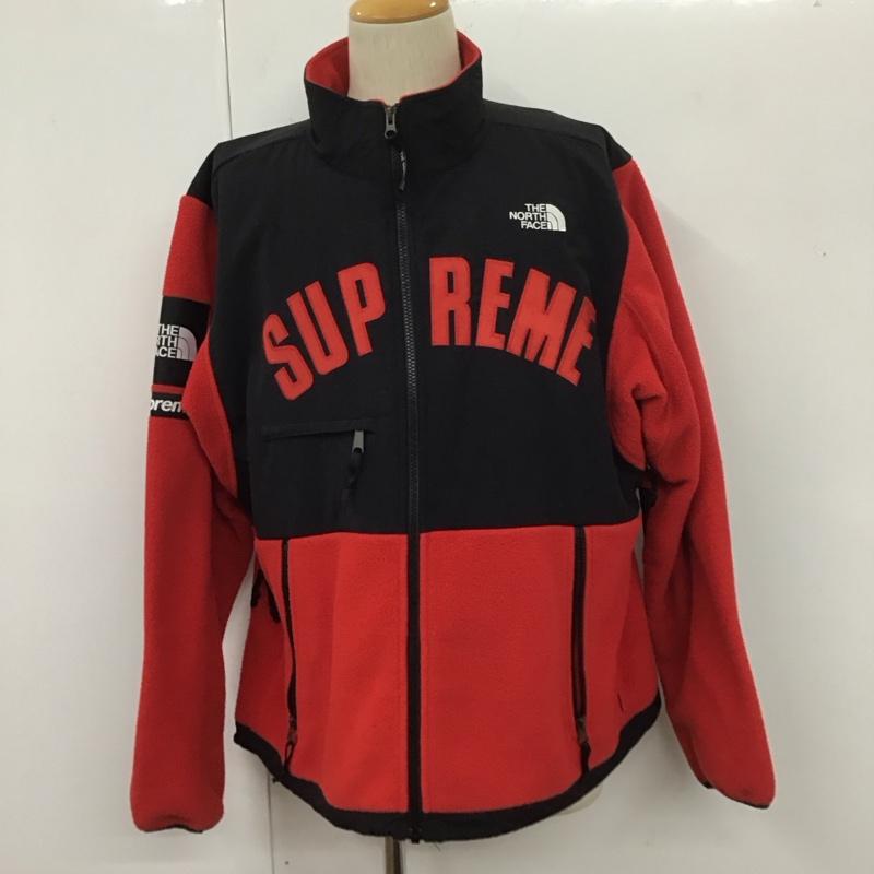 シュプリーム Supreme ジャケット、上着 ジャンパー、ブルゾン na11903i THENORTHFACE×Supreme 19SS RCLOGODENALIFLEECEJACKET フリースジャケット XL ロゴ、文字 黒 / ブラック / X 赤 / レッド /  メンズ USED 古着 中古 10110214