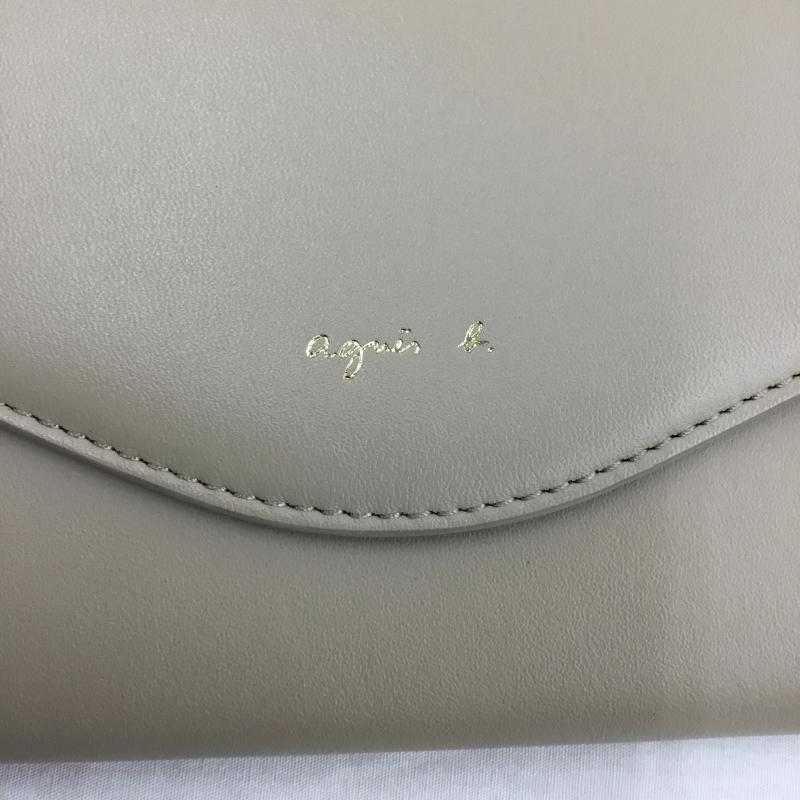 アニエス・ベー agnes b. 財布 長財布 ロゴ、文字 ベージュ / ベージュ /  レディース USED 古着 中古 10141529