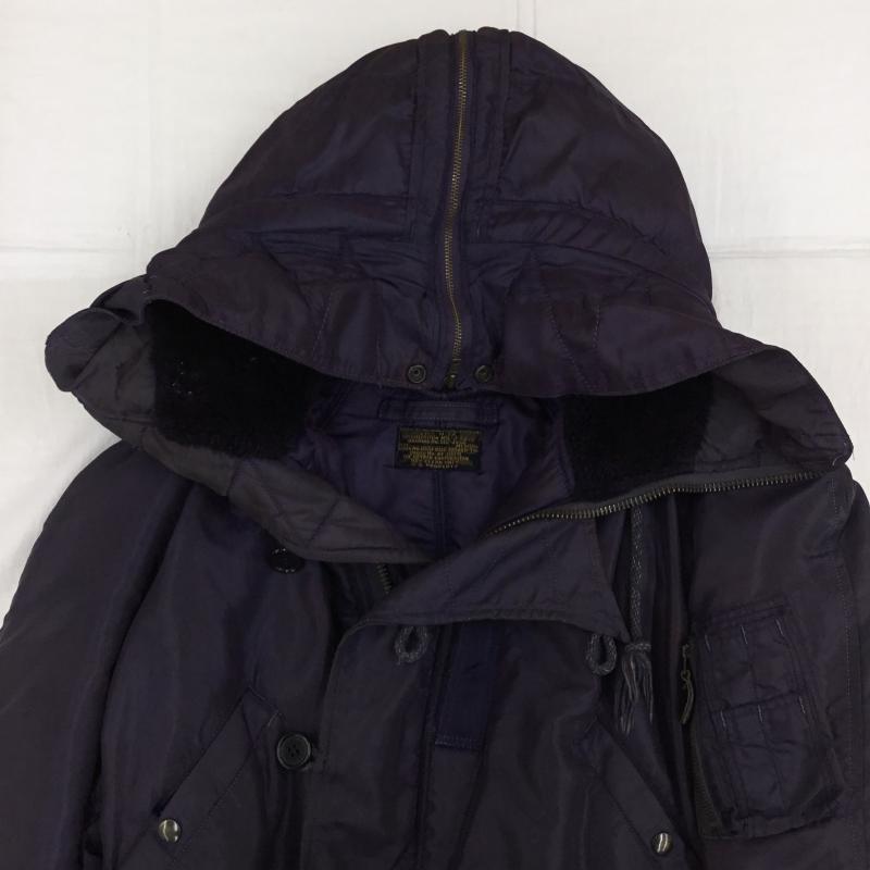 ＵＳフルギ US古着 ジャケット、上着 フライトジャケット N-2A FLYING HEAVY ATTACHED HOOD M 無地 紫 / パープル /  メンズ USED 古着 中古 10139998