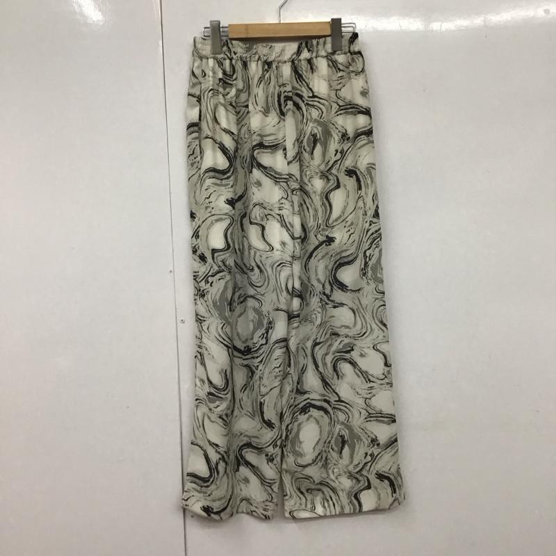 アズールバイマウジー AZUL BY MOUSSY パンツ スラックス 250ESM31-161D MARBLE PATTERN RELAX PANTS M 総柄 マルチカラー / マルチカラー /  レディース USED 古着 中古 10130213