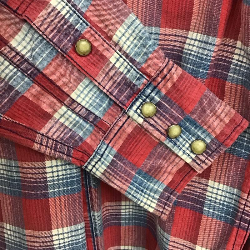 リーバイス Levi s シャツ、ブラウス 長袖 長袖シャツ チェックシャツ カラーシャツ L チェック マルチカラー / マルチカラー /  メンズ USED 古着 中古 10130754