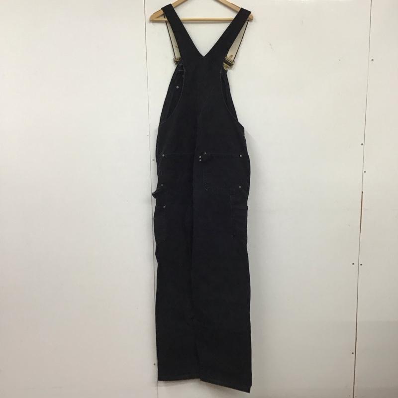 カーハート Carhartt サロペット・オーバーオール サロペット、オーバーオール オーバーオール つなぎ オールインワン 00s ufcw アメリカ製 ダブルニー 無地 黒 / ブラック /  メンズ USED 古着 中古 10137577