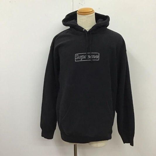 シュプリーム Supreme パーカー 長袖 長袖パーカー フード付きパーカー プリントスウェット トレーナー XL ロゴ、文字 黒 / ブラック /  メンズ USED 古着 中古 10122074