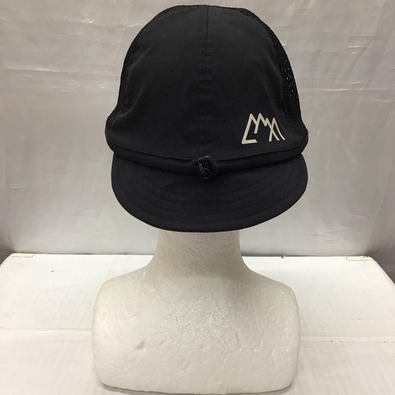 コンフィー comfy 帽子 キャップ ダブルフェイス メッシュ ロゴ、文字 黒 / ブラック /  メンズ USED 古着 中古 10116990