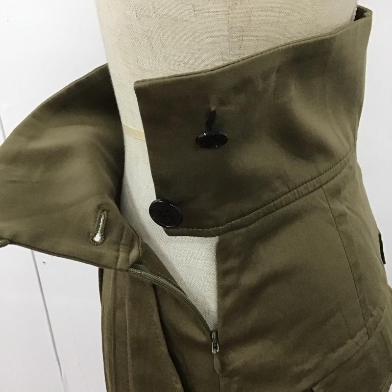 メゾンドベージュ Maison de Beige スカート ロングスカート 50-82151020 バックスリット 2 無地 カーキ / カーキ /  レディース USED 古着 中古 10109064