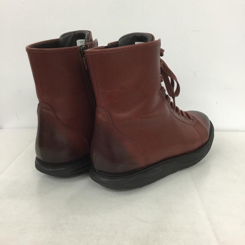 古着 USED ブーツ ショートブーツ MBT レースアップ UK6.5 US：9 ロゴ、文字 茶 / ブラウン /  メンズ USED 古着 中古 10143557