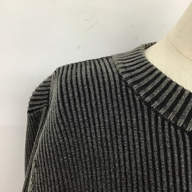スライ SLY ワンピース ロングスカート 030eaa73-2250 CRUSHRIBワンピース 長袖ロングワンピース リブニット 1 無地 X ダメージ加工 黒 / ブラック /  レディース USED 古着 中古 10112194