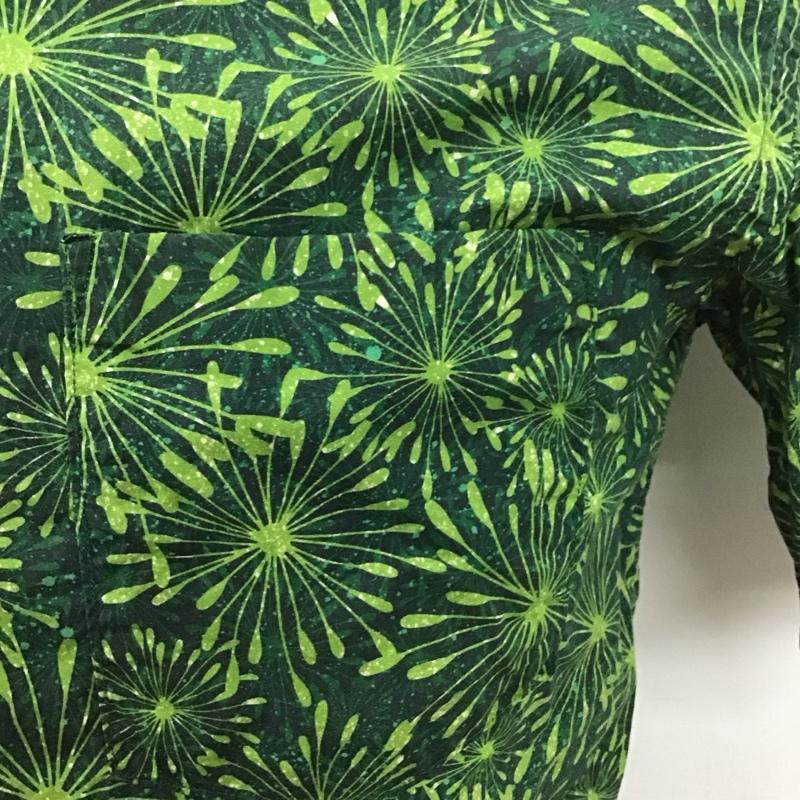 グリーンレーベルリラクシング green label relaxing シャツ、ブラウス 半袖 半袖シャツ 総柄シャツ ポケットシャツ S 総柄 緑 / グリーン /  メンズ USED 古着 中古 10126724