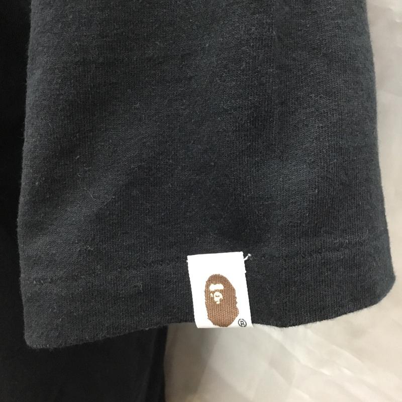 アベイシングエイプ A BATHING APE Tシャツ 半袖 プリント XL プリント 黒 / ブラック /  メンズ USED 古着 中古 10113466