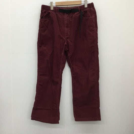 グラミチ GRAMICCI パンツ ワークパンツ、ペインターパンツ コーデュロイパンツ L 無地 えんじ / ワインレッド /  メンズ USED 古着 中古 10140173
