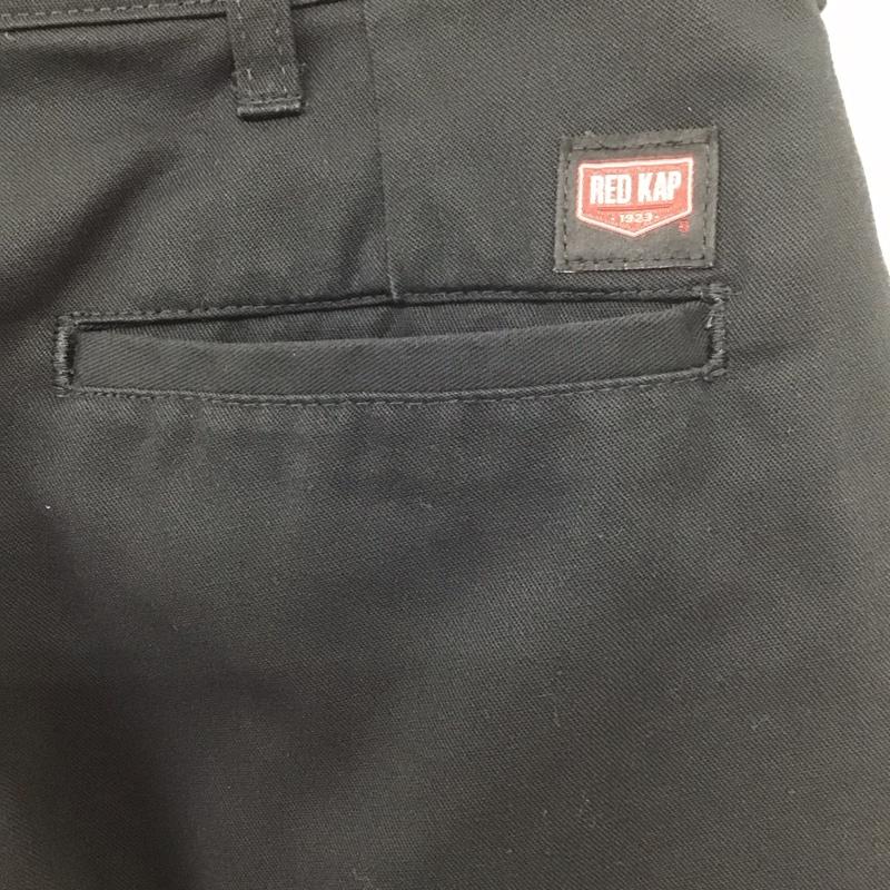 レッドキャップ RED KAP パンツ ワークパンツ、ペインターパンツ ワークパンツ ワイドパンツ カジュアルパンツ チノパン 32インチ 無地 黒 / ブラック /  メンズ USED 古着 中古 10111476