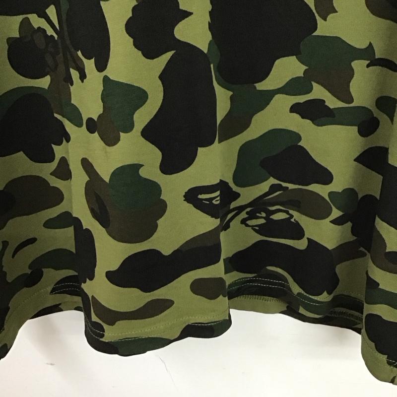 アベイシングエイプ A BATHING APE Tシャツ 半袖 半袖カットソー プリントTシャツ クルーネックカットソー マスターマインド M 総柄 マルチカラー / マルチカラー /  メンズ USED 古着 中古 10131226