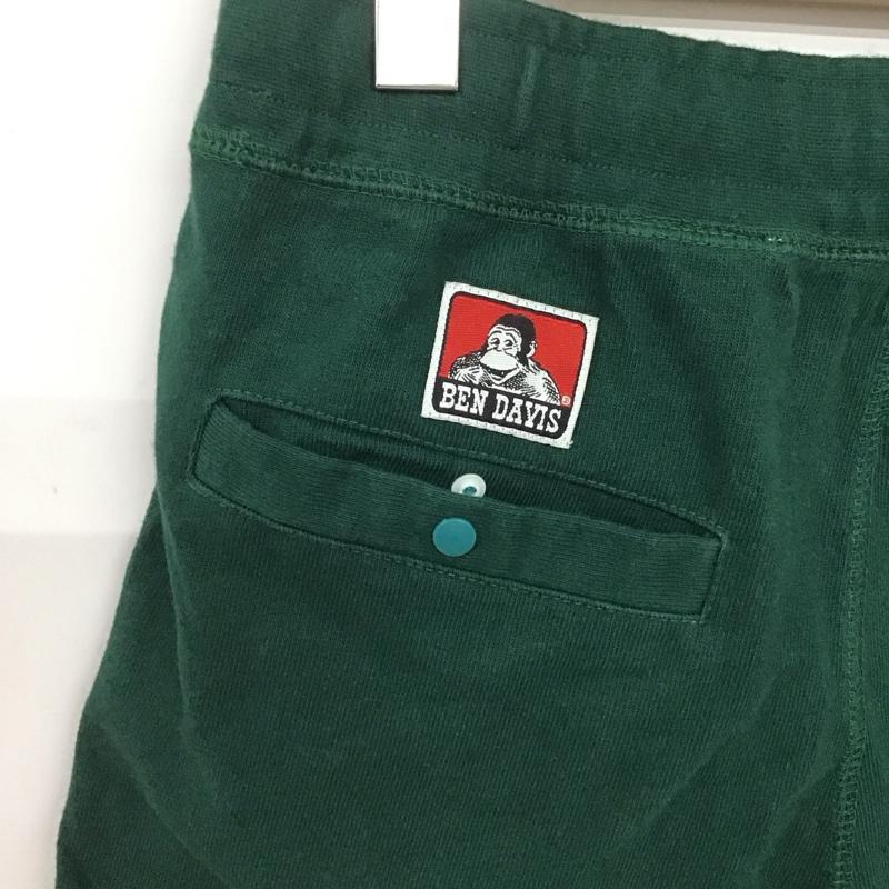 ベンデイビス BEN DAVIS パンツ ショートパンツ ショートパンツ ハーフパンツ カジュアルパンツ S ロゴ、文字 緑 / グリーン /  メンズ USED 古着 中古 10133655