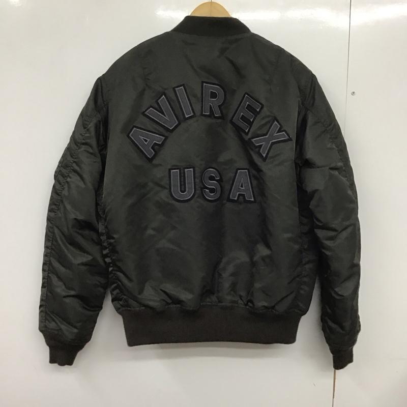 アヴィレックス AVIREX ジャケット、上着 ジャンパー、ブルゾン 783-4252021 フライトジャケット MA-1 アウター XL 無地 カーキ / カーキ /  メンズ USED 古着 中古 10132831