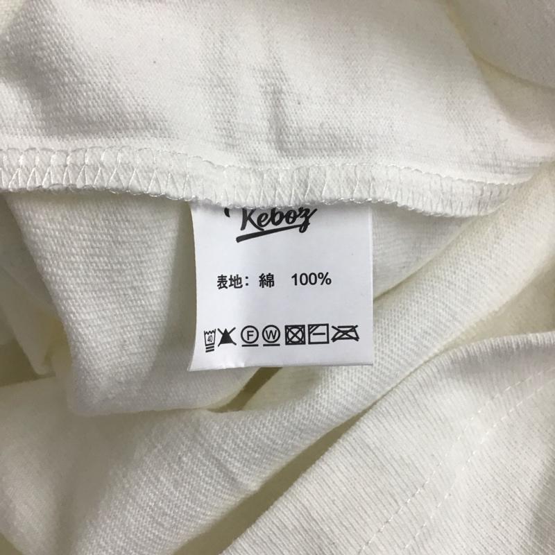 ケボズ KEBOZ Tシャツ 半袖 KBZSS23SS103 L プリント 白 / ホワイト /  メンズ USED 古着 中古 10125013