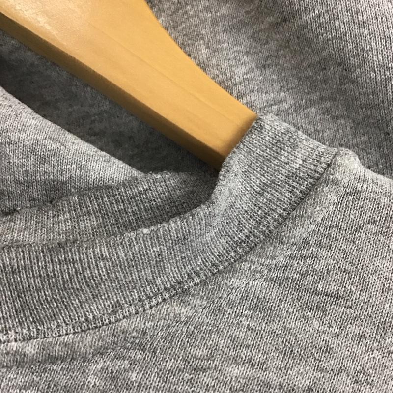 トミーヒルフィガー TOMMY HILFIGER トレーナー 長袖 長袖トレーナー スウェット クルーネック プルオーバー 90s L ロゴ、文字 灰 / グレー /  メンズ USED 古着 中古 10141820