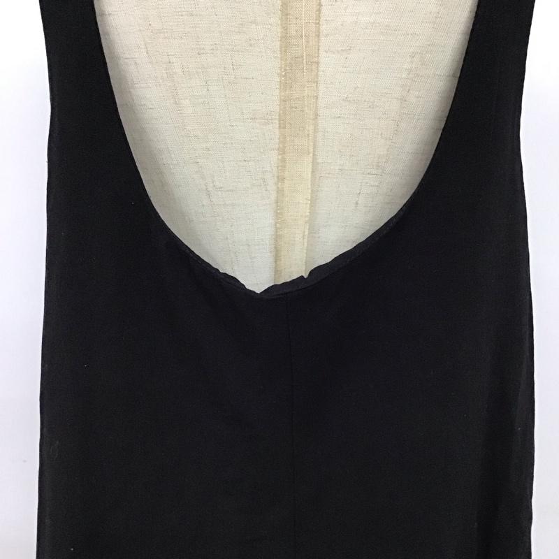 ザラ ZARA ワンピース ロングスカート L 無地 黒 / ブラック /  レディース USED 古着 中古 10122271