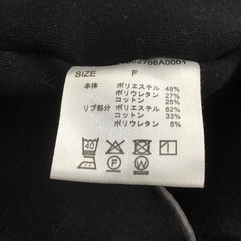 フーズフーチコ who s who Chico カットソー 長袖 長袖カットソー クルーネックカットソー プリントカットソー FREE 無地 黒 / ブラック /  レディース USED 古着 中古 10145464