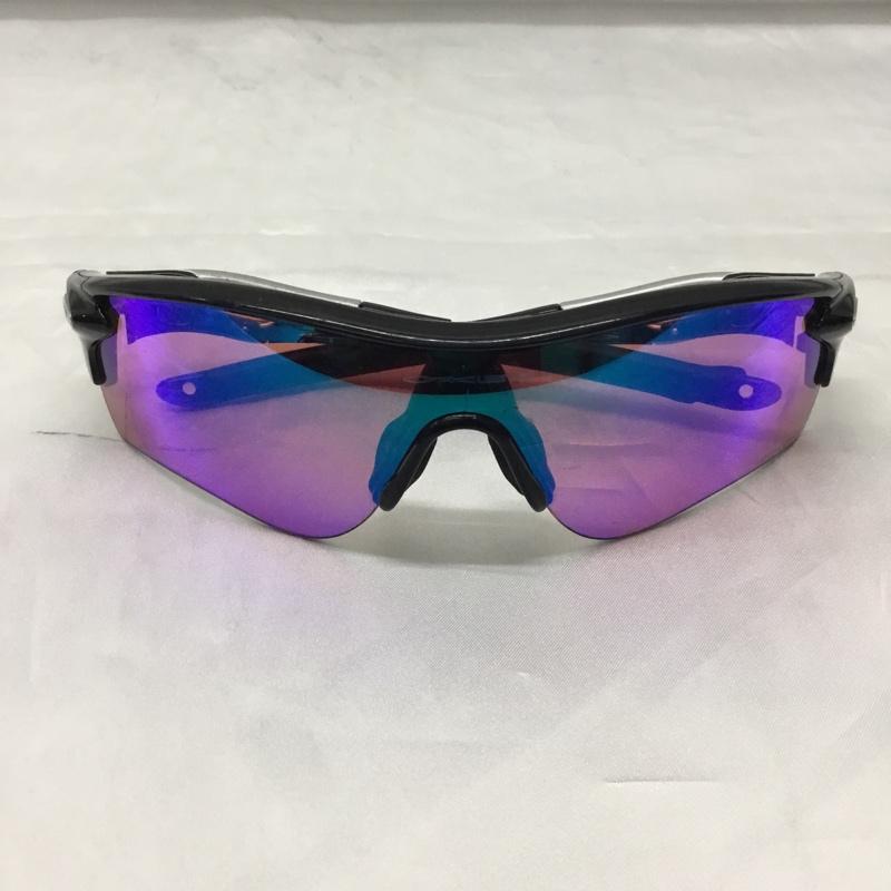 オークリー OAKLEY めがね・サングラス サングラス OO9206-25 RADARLOCK ???? ロゴ、文字 黒 / ブラック /  メンズ USED 古着 中古 10120988