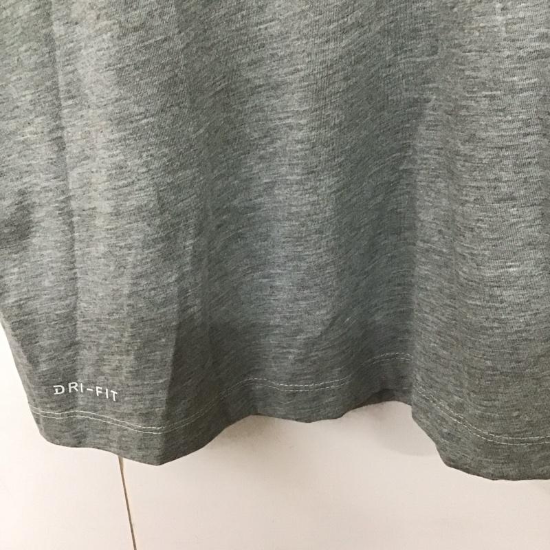 ナイキ NIKE Tシャツ 半袖 BQ1854-063 スウッシュ DRI-FIT スポーツウェア タグ付き XL ロゴ、文字 灰 / グレー /  メンズ USED 古着 中古 10135571