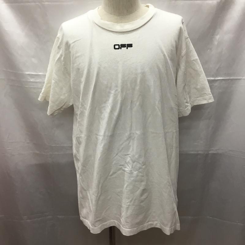 オフホワイト Off-White Tシャツ 半袖 omaa027s20185003 20SS AIRPORTTAPES/SSLIMTEE プリントTシャツ XL ロゴ、文字 白 / ホワイト /  メンズ USED 古着 中古 10108322