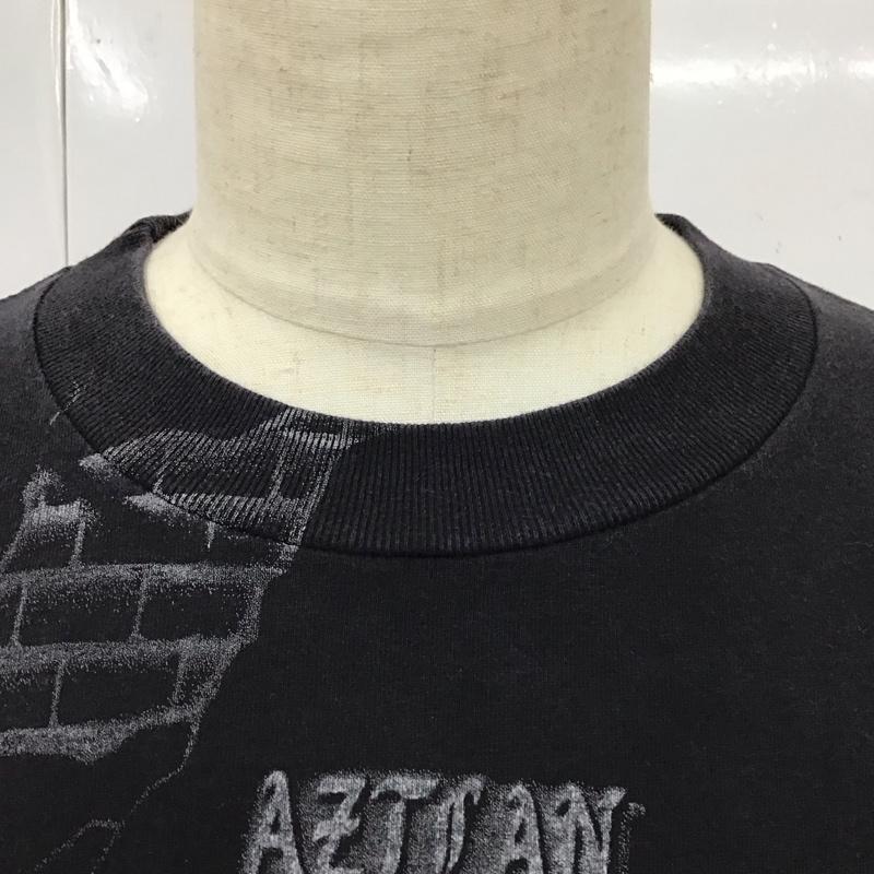 古着 USED Tシャツ 半袖 半袖カットソー プリントTシャツ クルーネックカットソー murina 90s XL プリント 黒 / ブラック /  メンズ USED 古着 中古 10116375