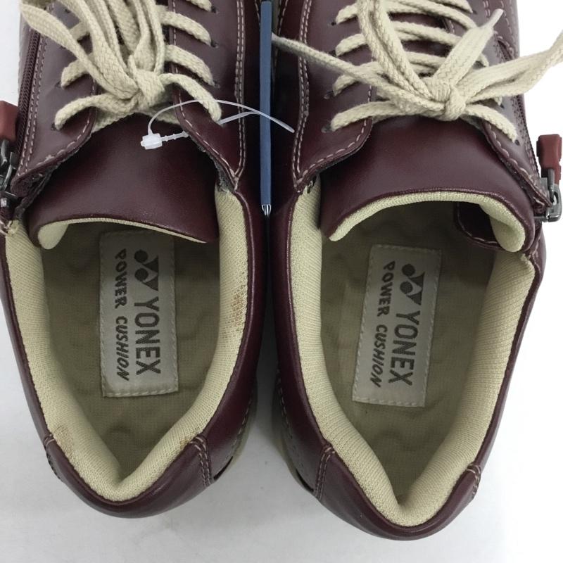 ヨネックス YONEX スニーカー スニーカー SHW-LC30 パワークッション 23cm ウォーキングシューズ 箱有 23.0cm ロゴ、文字 ボルドー / ボルドー /  レディース USED 古着 中古 10147937