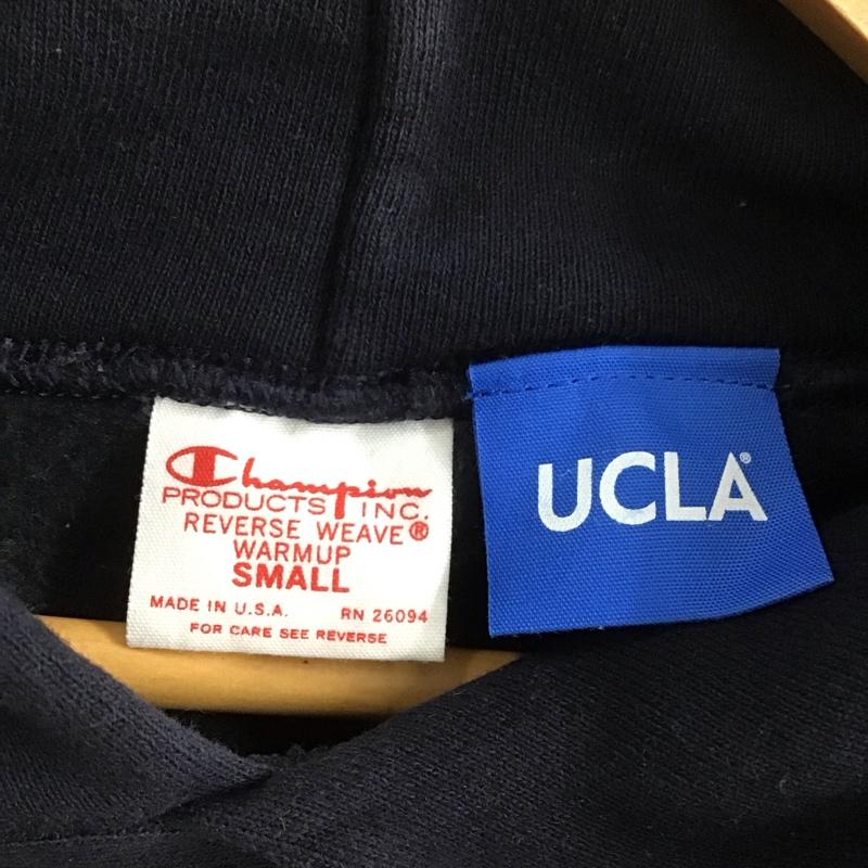 チャンピオン Campion パーカー 長袖 S 無地 紺 / ネイビー /  レディース USED 古着 中古 10139971