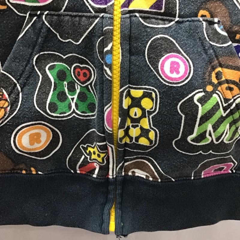 ベイプキッズ BAPEKIDS パーカー 長袖 長袖パーカー フード付き長袖カットソー スウェット カジュアルカットソー 120cm プリント マルチカラー / マルチカラー /  ボーイズ USED 古着 中古 10111667