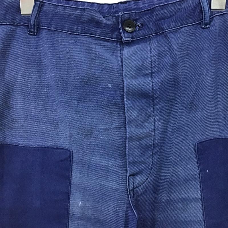 古着 USED パンツ デニム、ジーンズ デニムパンツ ワイドパンツ カジュアルパンツ 無地 青 / ブルー /  メンズ USED 古着 中古 10140621