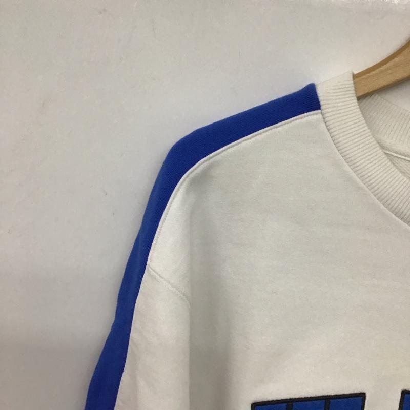 エクストララージ XLARGE トレーナー 長袖 M ロゴ、文字 白 / ホワイト / X 青 / ブルー /  メンズ USED 古着 中古 10144907