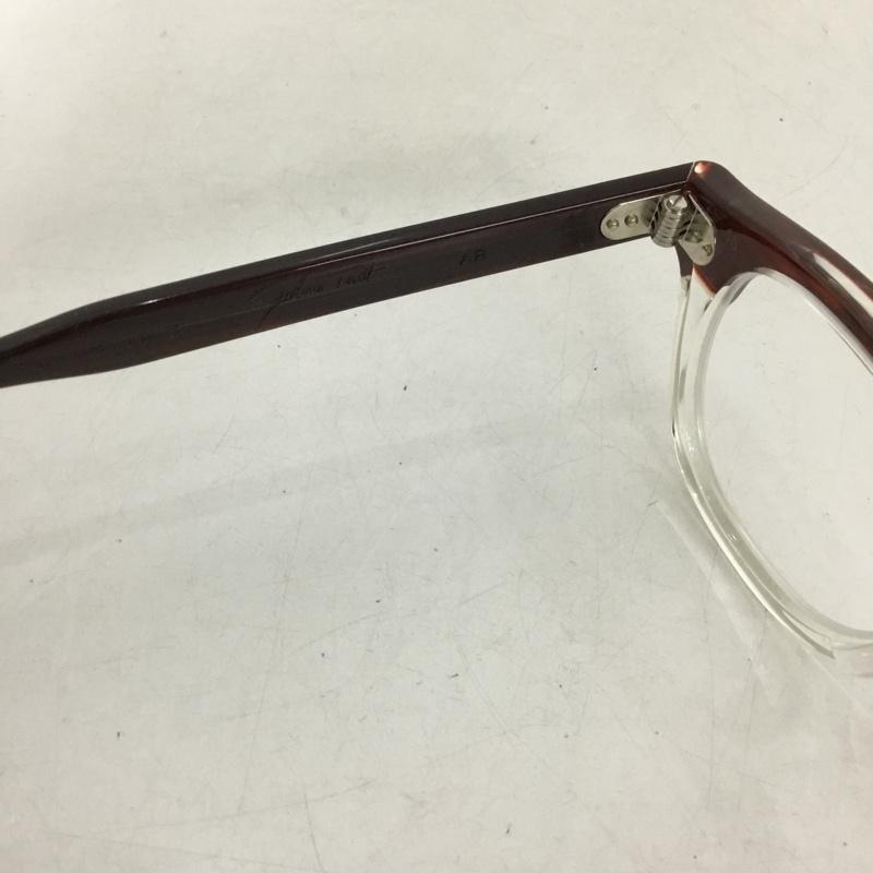 古着 USED めがね・サングラス めがね JULIUS TART OPTICAL AR 復刻 箱有 無地 透明 / クリア / X 茶 / ブラウン /  メンズ USED 古着 中古 10145204
