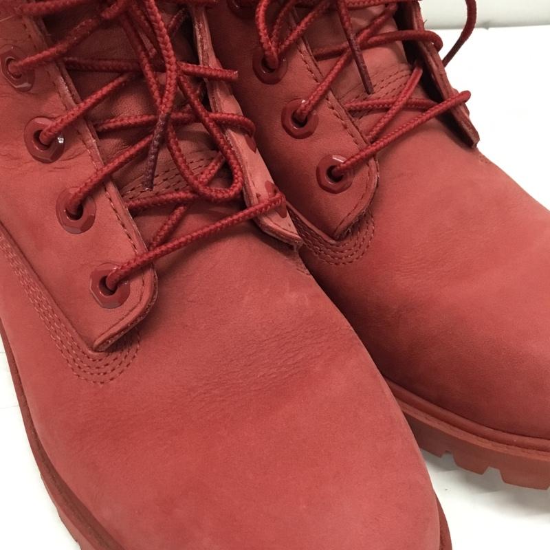 ティンバーランド Timberland ブーツ ショートブーツ A14X2 WS 6 IN PREMIUM BOOT 23cm 23.0cm ワンポイント 赤 / レッド /  レディース USED 古着 中古 10118669