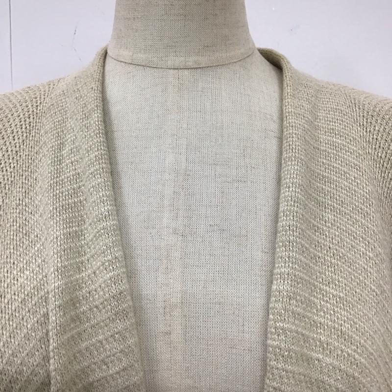バナナリパブリック BANANA REPUBLIC ベスト ベスト ジレ ロング丈 XS 無地 ベージュ / ベージュ /  レディース USED 古着 中古 10115420